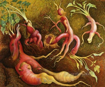 Diego Rivera Painting - las tentaciones de san antonio 1947 diego rivera
